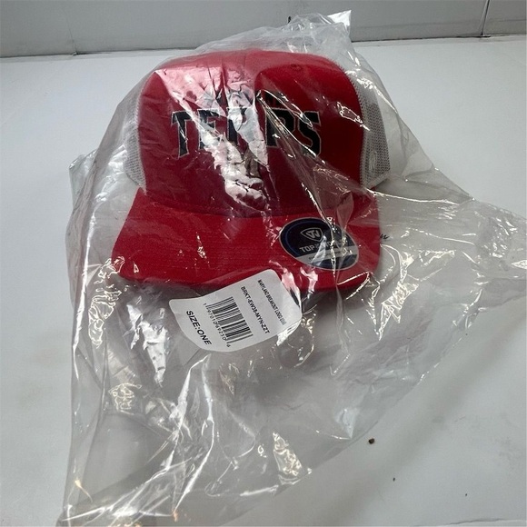 University of Maryland Terrapins Trucker Snapback Hat Red Unisex Adjustable Cap - Picture 10 of 10